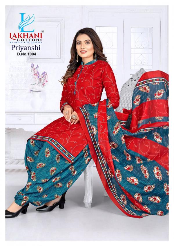 Lakhani Priyanshi Cotton Patiyala Dress Material